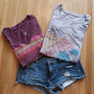 2 pack Mossimo short sleeve tshirts